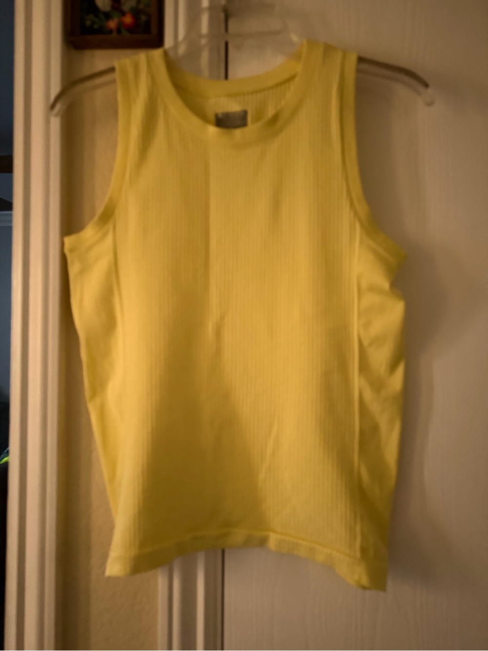 Athleta Sunny Yellow Ribbed Tee - Picture 5 of 9